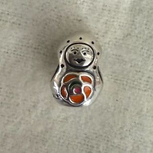 Authentic Pandora Babushka Charm Bead Sterling Silver